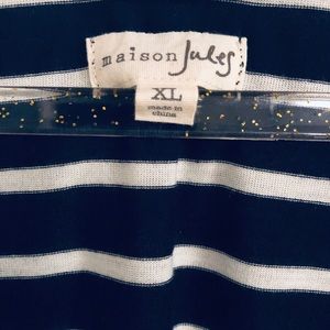 Maison Jules Tops - Cute Navy and White Striped Tank Top Maison Jules Tops - Cute Navy and White Striped Tank Top